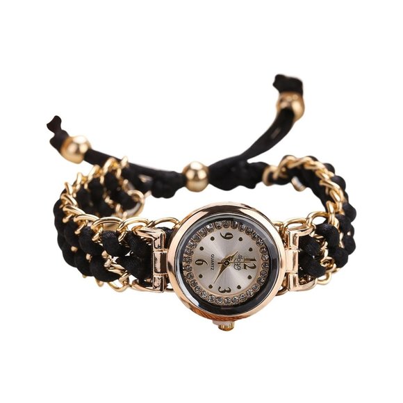 Black Lady Adjustable Quartz Watch - Picture 1 of 1